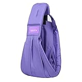 WIBERTA ベビースリング ベビーキャリア 抱っこ紐 幼児 推奨最高体重15kg 改良版説明書付き ラベンダー