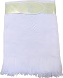 Large Soft White Acrylic Baby Shawl / Blanket - Duck Design, 122 x 122 cm by Bee Bo