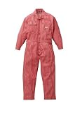 ディッキーズ Dickies (山田辰)オールシーズン用 ヒッコリーツヅキ服 801 レッド 5Lサイズ