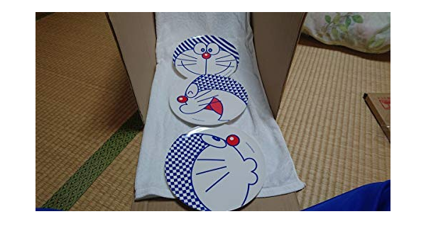 Amazon レア物 3枚セット 返 17 Gw サントリー ドラえもん どこでも皿 ａbc3枚セット アニメ 萌えグッズ 通販