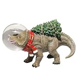 ダルトン(Dulton) スノードーム クリスマス 恐竜 ダイナグローブ トリケラトプス ウォーターグローブ オブジェ プレゼント 高さ 140mm 幅 140mm 奥行き 70mm ZE-0695 DINOGLOBE TRICERATOPS