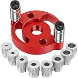 垂直ドリルガイド 3/4/5/6/7/8/9/10mmスリーブ付き ダボ穴ガイド ドリルスタンド ドリル位置決めガイド 木工用直線穴パンチャー ハンドドリルツール 木工工具