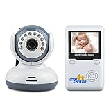 OSEI 2018新型　ベビーモニター ワイヤレスカメラ 2.4GHz 9LED［双方向音声通信］［VOXモード］[デジタルズーム] IRナイトビュー オートペアプラグアンドプレイサポート 充電式バッ