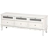 家具 便利 おしゃれ リビングボード（アンティークホワイト） 101174700