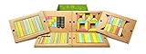 130 Piece Tegu Classroom Magnetic Wooden Block Set Tints [並行輸入品]