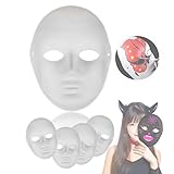 [WinJapan] 紙パルプ 5個セット お面 ハンドメイド コスプレ ハロウィン イベント パティー (紙パルプ５枚セット)