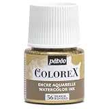 ペベオ (Pebeo) フランス製 アルコールインク 水性・染料ベース ＣＯＬＯＲＥＸ ４５ｍｌ ５６リッチゴールド