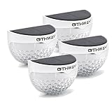 OTHWAY 6 LED 充電 ライト ガーデンライト ソーラーライト 屋外 スポットライト 日本語取説付き 四個同梱 (白)