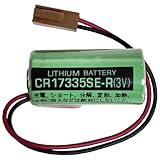 HIGHAKKU CR17335SE-R(3V) CR17335SE-R 互換 電池 3V (褐色 コネクター) (Brown Plug)