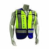 Smith & Wesson SVMP041-2X/4X Premium Ripstop Micro Mesh Law Enforcement Safety Vest, Police/Blue by 
