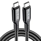USB5.0 80Gbps USB-C オス - オス Type-C ケーブル、240W、16K@30hz、8K@60Hz、5K@60Hz、USB4.0 Thunderbolt3/4/5 対応 (2.0m)