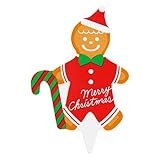 クリスマスケーキピック-ジンジャーマン(100枚)