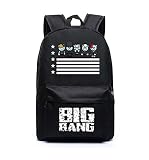 韓流グッズ 可愛 BIGBANG MADE VIP ビッグバン GD TOP SOL VI D-LITE 10周年記念 ファッション バッグ リュックサック (ブラック)