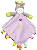 Taggies Rattle Head Giraffe Baby Girls Plush Security Blanket Lovie by Taggies [並行輸入品]