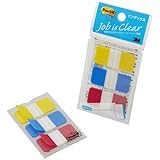 3M ポストイット フィルム 付箋 インデックスシール イエロー ブルー レッド 20枚×3パッド 682S-1 グリーン購入法適合