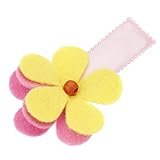 everbloom studio #37 Double daisy clip yel/pnk