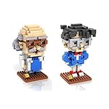 Gooband? LOZ Detective Conan Set Pack of 2 Conan Agasa Hakase Nanoblock Educational Toy 570pcs [並行輸入