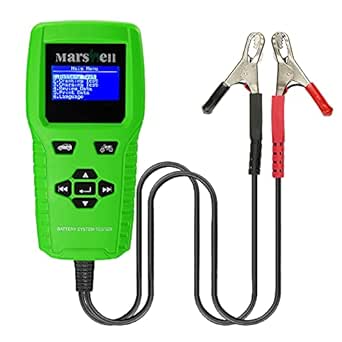 Amazon Marshell カーバッテリーテスター バッテリーチェッカー バッテリー診断機 Cca値 内部抵抗値mw 電圧 日本語対応ledデジタル表示 12v蓄電池用 一般的な鉛蓄電池 Agmバッテリー ゲル型バッテリー Efbバッテリーなどに適用 産業 研究