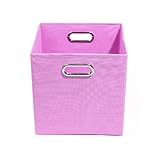 Modern Littles Rose Folding Storage Bin, Solid Pink by Modern Littles [並行輸入品]
