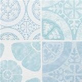 貼ってはがせる壁デコウォールペーパー 【ヨーロピアンタイル 1： 46.5×120cm】