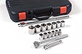 Pony 07-866 17 Piece 1/2-Inch Drive Standard Socket Set SAE 12 Point [並行輸入品]