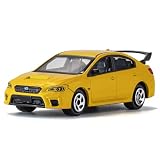 Heimanba 1/64 スバル WRX STI 2020 ／ ミニカー ダイキャストカー 完成品 (イエロー)
