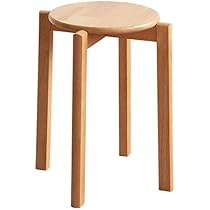 Amazon.co.jp: TAIVINN スツール 木製 スタッキングチェア 椅子