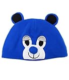 ANAP KIDS フリースくまちゃんキャップ ブルー F