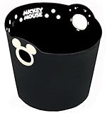 錦化成 やわらかバケツ ミッキー BK(ブラック) R14  バケツ 収納 0ヶ月