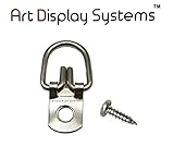 広告Dリング画像Hangers with Screws – Pro品質 – 100パックbyアート表示システム