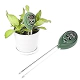 (ステキ　ライフ）Suteki Life 土壌 湿度計 3 in 1 PH/照度/水分検定 電池不要 ガーデニング 農業 屋内/屋外植栽に最適 土壌測定器