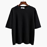 Marshel マタニティ トップス tシャツ 夏 半袖 コットン ゆったり ラウンドネック ピンク XL