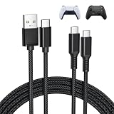 Basesailor USB Type C 充電ケーブル Xbox Series X|S USBA - USB Cケーブル 3.3フィート 2パック PS5コントローラー、エリートシリーズ2コントローラー、Nintendo Switch 2/OLED、PlayStation 5 DualSense、PS5 Proコントローラー用