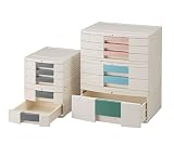 0-5347-14　トレイＢＯＸ（鍵付）４０２Ｈ　Ａ４用ピンク　２９０×３６０×２０５ｍｍ '3678