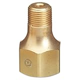Western Enterprises B-72 Male NPT Outlet Adapters for Manifold Pipelines, Argon/Helium/Nitrogen, 1/2