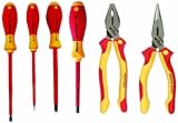 Wiha 32984 Insulated Industrial Pliers/Drivers Set, 6-Piece by Wiha
