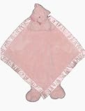 Ellis Baby Plush Blankie -Super Soft Baby Security Blanket 15x15 Pink Pig Lovie Banky Blankie Toy by