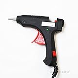 5440 小型 高温 補修 接着 強力粘着 手芸 クラフト DIY デント リペア 110V 20W 6.5~7.2mm スイッチ付き ボンドガン グルーガン 黒