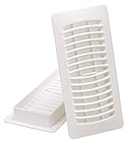 Imperial Manufacturing RG1292 4-Inch by 10-Inch Plastic Register, White [並行輸入品]
