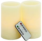 Benzara Mesmerizing LED Flameless Candle Remote Set [並行輸入品]