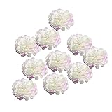 Fityle 花芸素材　フラワー　菊　造花　装飾品　人工シルク　ホーム飾り　10個入り　全12色 - ラベンダー, 説明したように