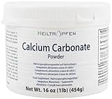 Heiltropfen CaCO3 炭酸カルシウムパウダー|医薬品グレード|454 g |最高純度の石灰岩| Calcium Carbonate | Heiltropfen®