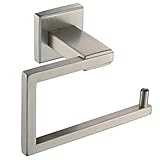 taozun Sus 304ステンレススチールバスルーム洗面所クロムトイレットペーパーホルダーペーパーロール壁マウント シルバー T-8209