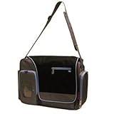 Fisher Price Messenger Diaper Bag Black and Blue by Fisher-Price