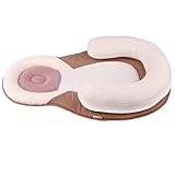 【ノーブランド品】 赤ちゃん　ベビー　安全　綿パッド　転倒防止　ロールオーバー防止　スリープ　マット　枕　ピロー