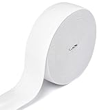 織ゴム ゴム紐 平ゴム 40mm巾 白 10m巻 厚め 厚さ1.1mm ウェストゴム ゴムバンド ゴムひも 織りゴム パジャマゴム 弾性バンド ゴムベルト ハンドメイド 手芸 裁縫材料 服アクセサリー ズボン用 交換バンド パンツゴム 幅広 お徳用 ホワイト