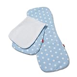 Ideenreich 2023 Burping Cloth Polka Dots Blue Terry Cloth White by IDEENREICH