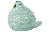 Urban Trends Collection 12913 Ceramic Bird Figurine, Gloss Sky Blue