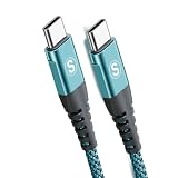 タイプc ケーブル 【2M/1本セットPD対応 60W急速充電】USB C&USB C ケーブル iPhone 17/16/15 充電器 Type-c アイフォン15/いphone15 pro Max,iPad Pro/Air/mini6,MacBookPro,Samsung Galaxy S26/S25/S24/S23/S22/S21,Pixel等Type-c機種対応 (グリーン)