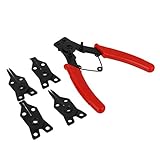 【ノーブランド品】4in1　組み合わせ　内部　外部　サークリップ　ピンチャー　スナップリングプライヤー　セット